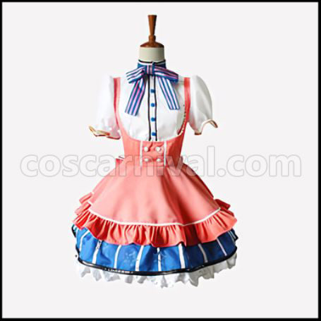 Love Live! SR November Apron Edition Awakening After Kotori Minami Cosplay Costume coscarnival - Front View