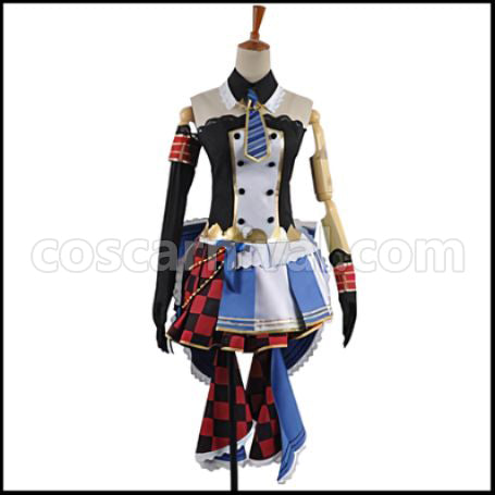 Love Live! SR Cafe Maid Edition Awakening After Eri Ayase Cosplay Costume coscarnival - Front View