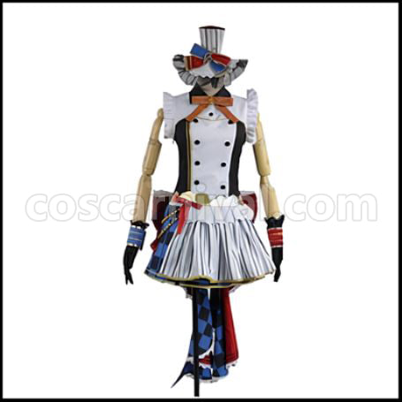 Love Live! SR Cafe Maid Edition Awakening After Nico Yazawa Cosplay Costume coscarnival - Front View