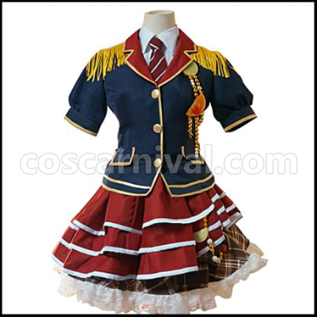 Love Live! SR Fruit Parlor Edition Awakening After Maki Nishikino Cosplay Costume coscarnival - Front View