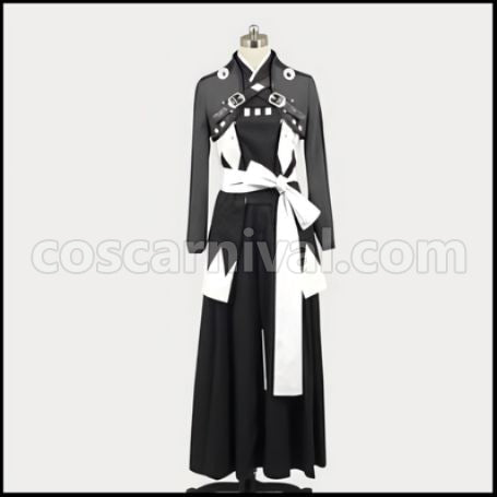 Hakuoki 2010 Calendar Saito Hajime Dark Gray Cosplay Costume coscarnival - Front View