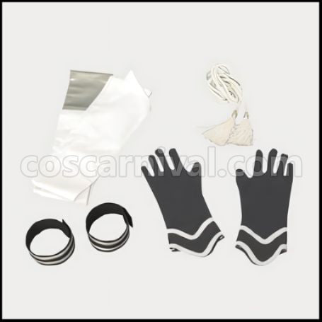 Hakuoki 2010 Calendar Saito Hajime Dark Gray Cosplay Costume coscarnival - Collar Design