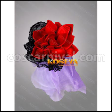 VOCALOID Megurine Luka Project DIVA 2nd Oiran Kimono Cosplay Costume coscarnival - Back View