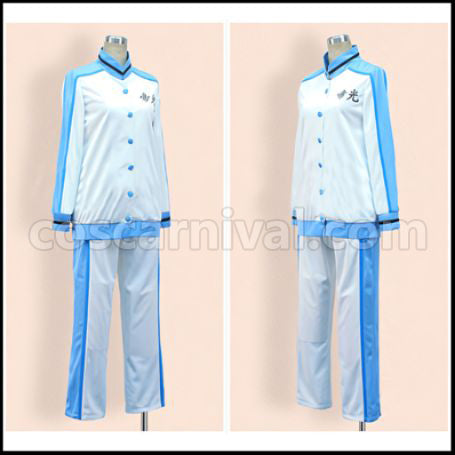 Kuroko's Basketball Teiko Junior High School Sportswear Cosplay Costume coscarnival - Back View