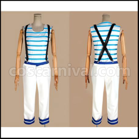 Free! Bessatsu spoon.2Di Sailor Suit Cosplay Costume coscarnival - Back View