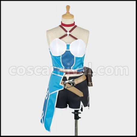 Sword Art Online Hollow Fragment Philia SAO PSV Game Version Cosplay Costume coscarnival - Back View