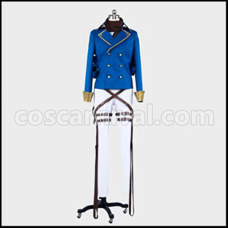 Attack on Titan Wings of Counterattack Online Mikasa Independent Duty Heavy Infantry Cosplay Costume coscarnival - Front View