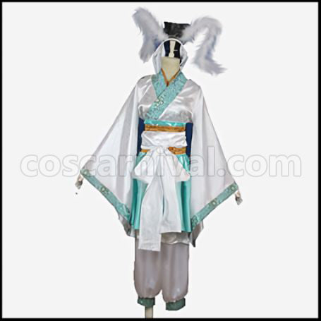Hozuki's Coolheadedness Hakutaku Judge Cosplay Costume coscarnival - Front View