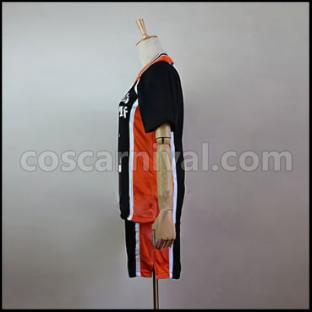 Haikyuu!! Koshi Sugawara Karasuno High School Volleyball Team Vice-Captain Uniform Cosplay Costume coscarnival - Back View