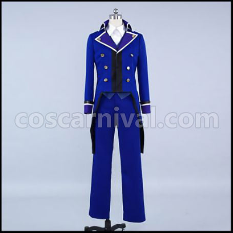 K Blue Clan Scepter 4 Cosplay Costume coscarnival - Front View