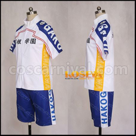 Yowamushi Pedal Hakone Academy Cycling Club Uniform Cosplay Costume coscarnival - Back View