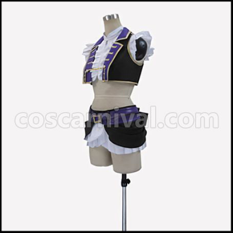 Love Live! Season 2 Insert Song Single 2 Dancing stars on me Umi Sonoda Cosplay Costume coscarnival - Back View