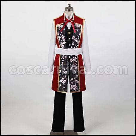 Hakuoki: Demon of the Fleeting Blossom Chizuru Yukimura Official Version Cosplay Costume coscarnival - Front View
