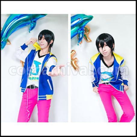 Free! Ending Haruka Nanase Cosplay Costume coscarnival - Back View