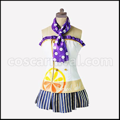 Love Live! School Idol Festival April Fruit Parlor Edition SR Nozomi Tojo Cosplay Costume coscarnival - Front View