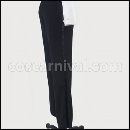 Black Butler Sebastian Butler Outfit Cosplay Costume coscarnival - Hem Detail