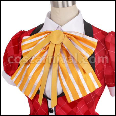 Zombieland Saga Lily Hoshikawa Cosplay Costume coscarnival - Collar Design
