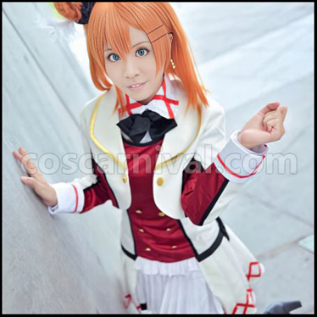 Love Live! 2nd Season That is Our Miracle Honoka Kosaka Deluxe Edition Cosplay Costume coscarnival - Front View
