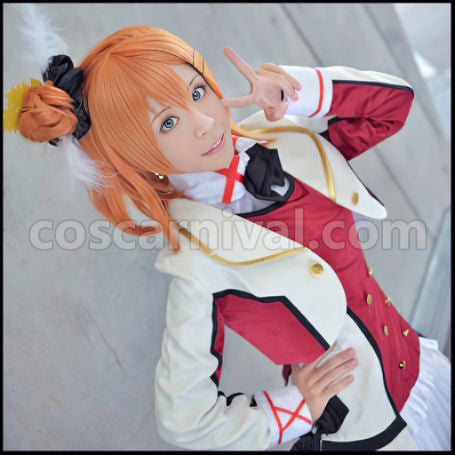 Love Live! 2nd Season That is Our Miracle Honoka Kosaka Deluxe Edition Cosplay Costume coscarnival - Back View