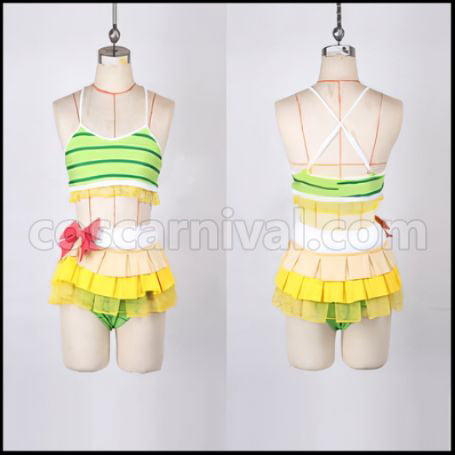 Love Live! Nico Yazawa Swimsuit Cosplay Costume coscarnival - Front View