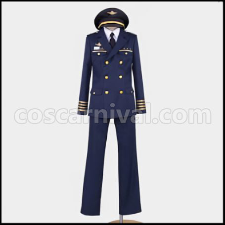 Uta no Prince-sama Shining Airlines Senior Pilot Cosplay Costume Shining AirlinesVer.Q SeniorVer.Q coscarnival - Front View