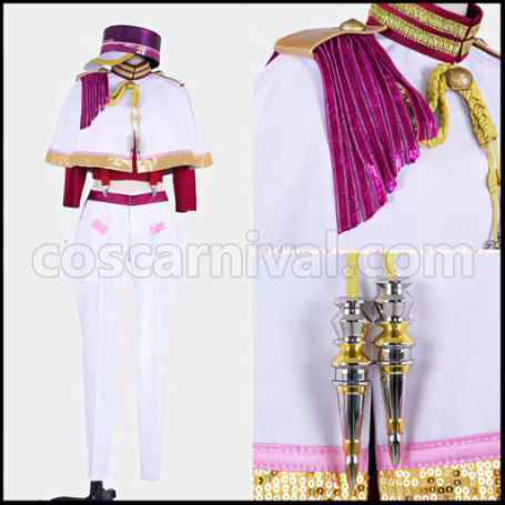 Uta no Prince-sama Maji LOVE 2000% Sho Kurusu Cosplay Costume Deluxe Version ver2 coscarnival - Back View
