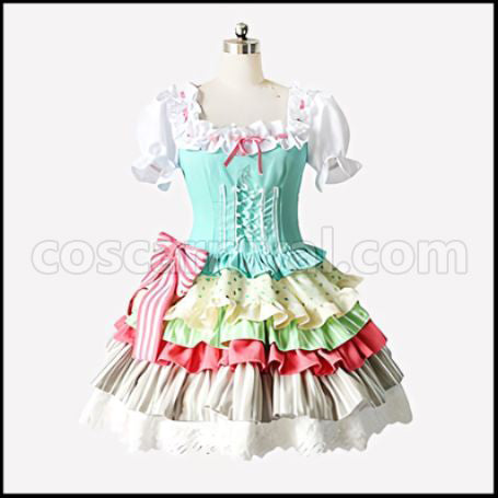Love Live! UR May Edition Fairy Tale Thumbelina Kotori Minami After Awakening Cosplay Costume coscarnival - Front View