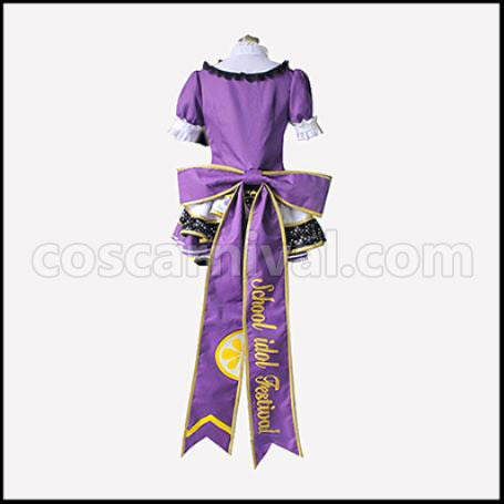 Love Live! SR April Fruit Parlor Edition Awakening After Nozomi Tojo Cosplay Costume coscarnival - Back View