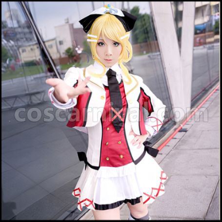 Love Live! 2nd Season That is Our Miracle Eri Ayase Deluxe Edition Cosplay Costume Ver2 coscarnival - Front View