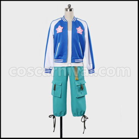 TIGER & BUNNY The Rising Origami Cyclone Ivan Karelin Cosplay Costume coscarnival - Front View