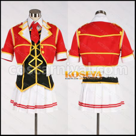 Love Live! Our LIVE Your LIFE Rin Hoshizora Cosplay Costume coscarnival - Front View