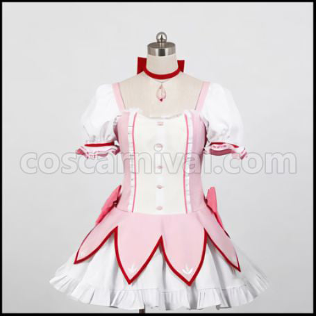 Mahou Shoujo Madoka Magica Kaname Madoka Cosplay Costume New Edition by coscarnival - Front View