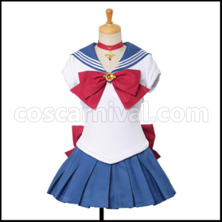 Sailor Moon Crystal Usagi Tsukino Battle Outfit Cosplay Costume coscarnival - Front View