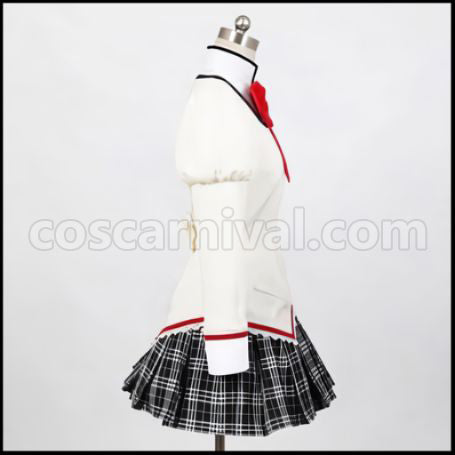 Mahou Shoujo Madoka Magica Kaname Madoka Mitakihara Middle School Girls' Uniform Cosplay Costume by coscarnival - Back View