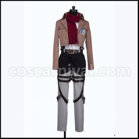 Attack on Titan Scout Regiment Ymir Cosplay Costume coscarnival - Front View