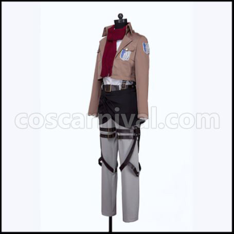 Attack on Titan Scout Regiment Ymir Cosplay Costume coscarnival - Back View