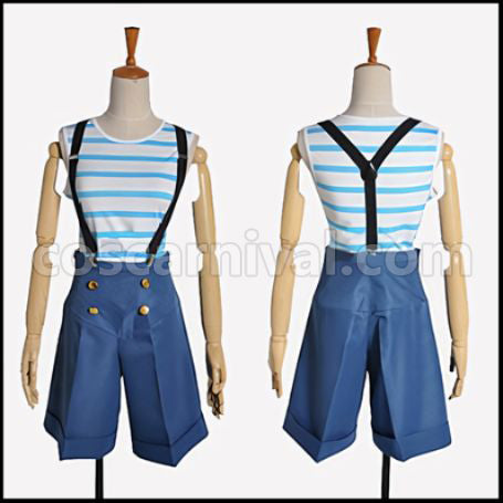 Free! Bessatsu spoon.2Di Nagisa Hazuki Sailor Suit Cosplay Costume coscarnival - Back View