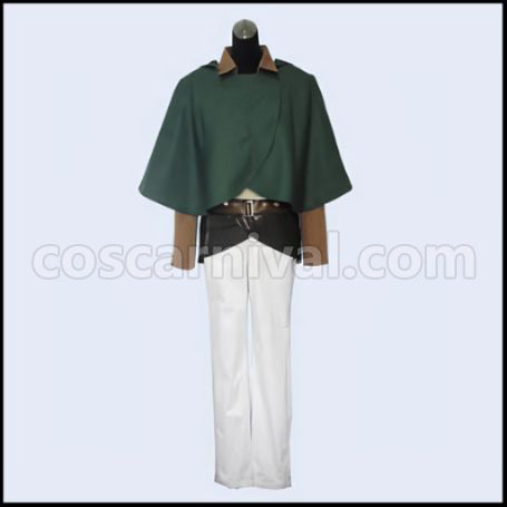 Attack on Titan Scout Regiment Coat Cosplay Costume coscarnival - Front View