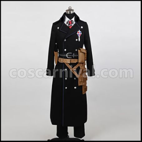 Blue Exorcist Okumura Yukio Cosplay Costume Revised Version coscarnival - Front View
