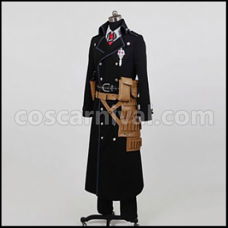 Blue Exorcist Okumura Yukio Cosplay Costume Revised Version coscarnival - Back View