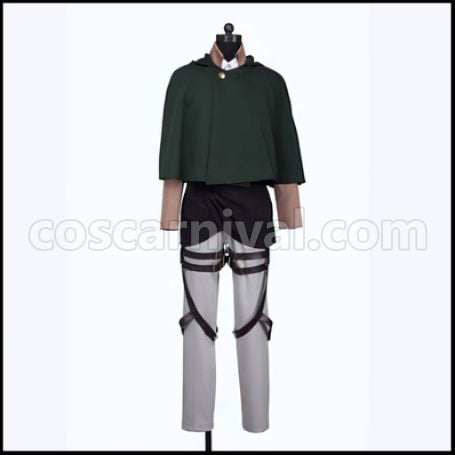 Attack on Titan Survey Corps Uniform Cosplay Costume coscarnival - Front View