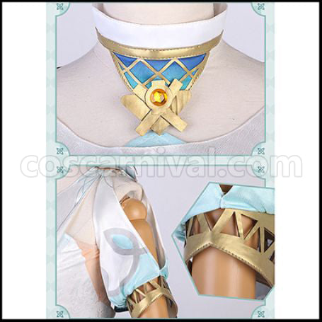 Genshin Impact Faruzan Cosplay Costume coscarnival - Back View