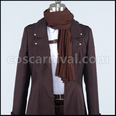 Attack on Titan Wings of Counterattack Online Mikasa Special Night Operations Soldier Cosplay Costume coscarnival - Back View