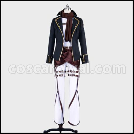 Attack on Titan Wings of Counterattack Online Mikasa Royal Direct Bombardier Cosplay Costume coscarnival - Front View