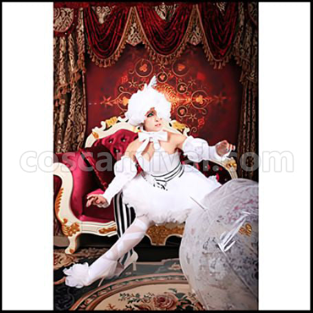 Black Butler Book of Circus Circus Arc Noah's Ark Circus Doll Cosplay Costume coscarnival - Back View