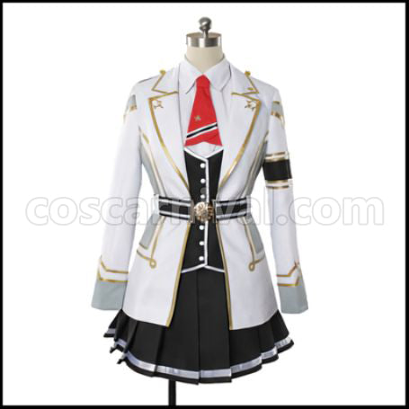 Kamigami no Asobi Kusanagi Yui School Uniform Cosplay Costume coscarnival - Front View