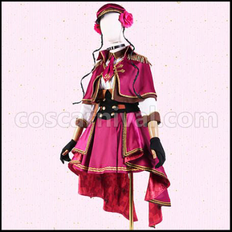 Nijisanji VTuber Rosemi Lovelock Cosplay Costume coscarnival - Back View