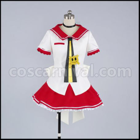 Day Break Illusion Akari Taiyo Cosplay Costume coscarnival - Front View