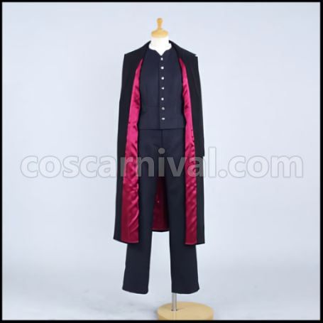 Gintama The Final Movie Toshiro Hijikata Cosplay Costume coscarnival - Back View