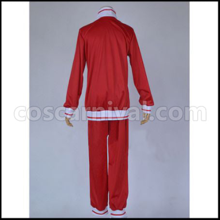 Free! Gou Matsuoka/Nagisa Hazuki Red Uniform Cosplay Costume coscarnival - Back View
